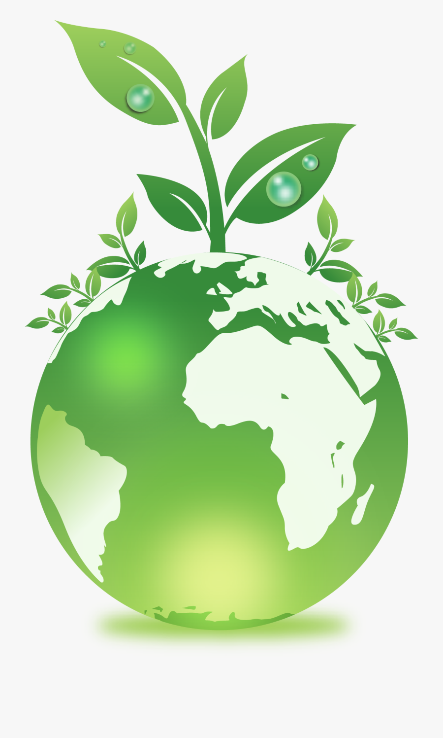 Earth Go Green Png, Transparent Clipart