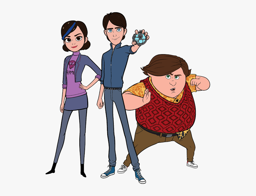 Trollhunters Jim Claire Toby, Transparent Clipart