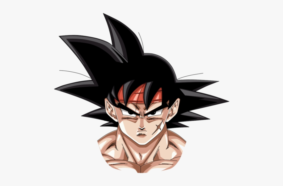 Dragon Ball Goku Head Clipart Black And White Transparent - Goku Head Png, Transparent Clipart