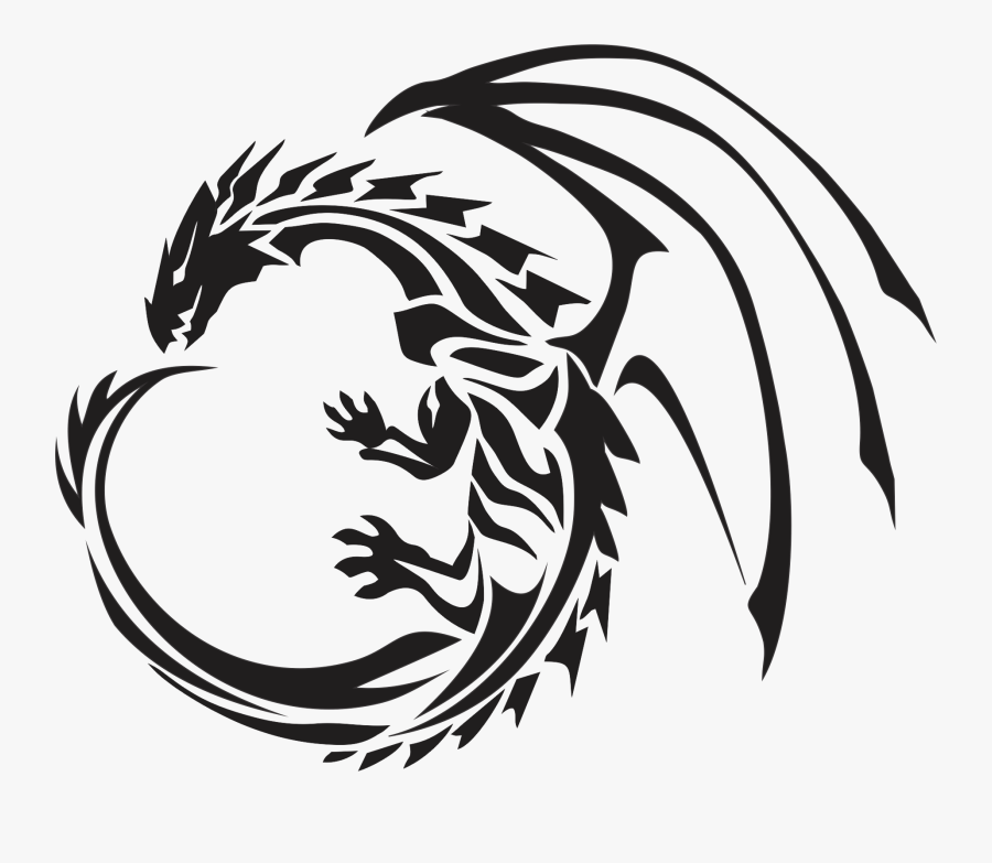 Images Tattoo Black Dragon Free Transparent Image Hq - Dragon Symbol Transp...
