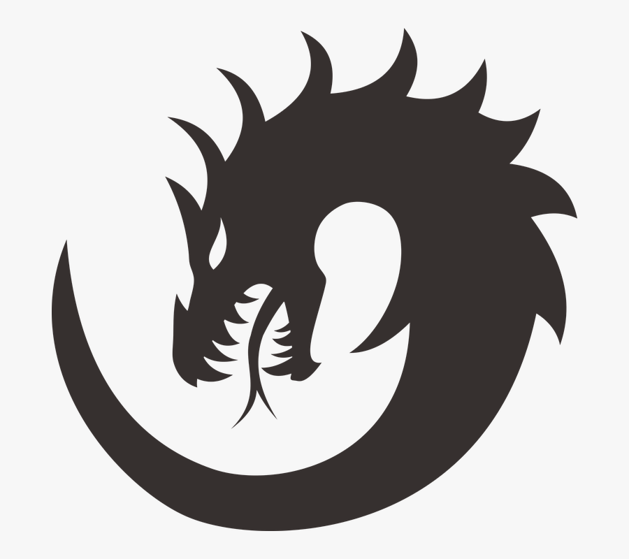 Ender's Game Dragon Logo, Transparent Clipart