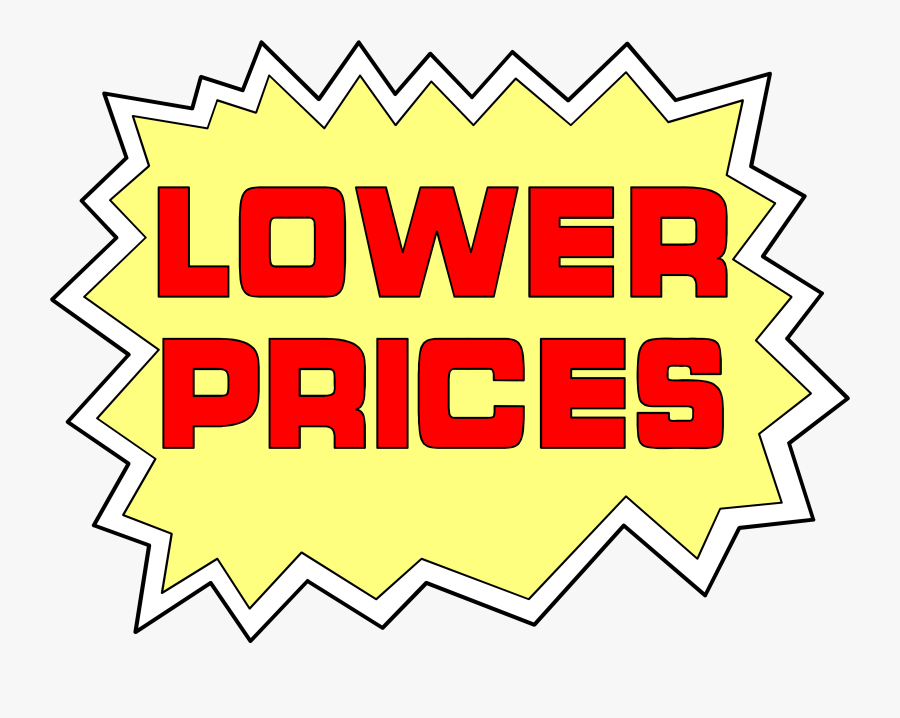 Lower Prices Free Photo - Illustration, Transparent Clipart