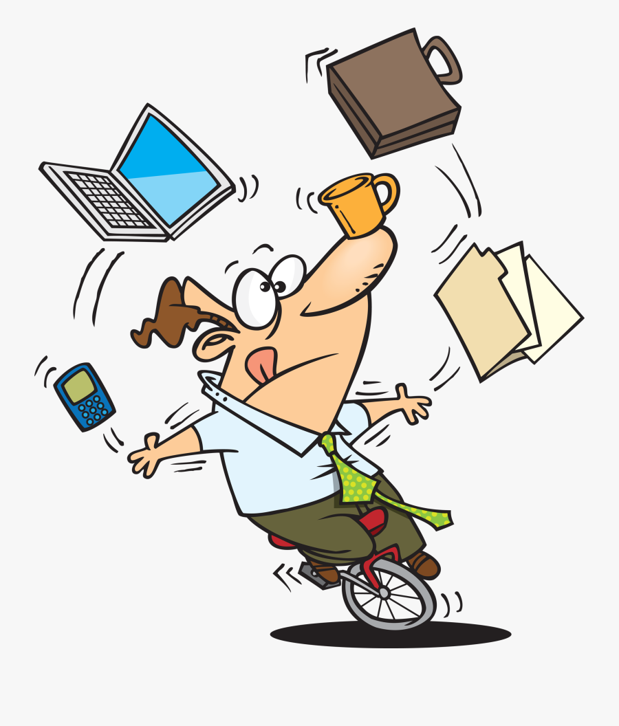 Juggling A Lot Of Things, Transparent Clipart