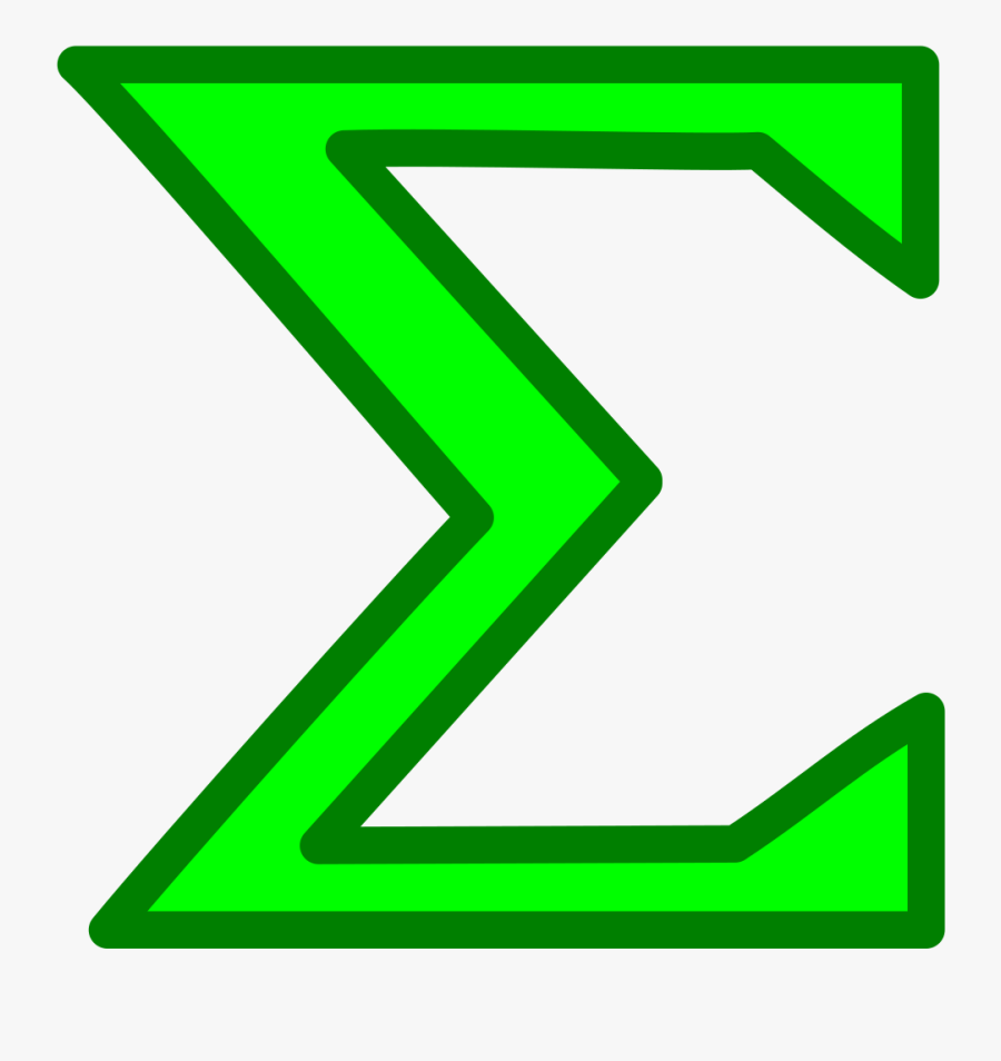 Sum - Clipart - Symbol In Math Clipart, Transparent Clipart