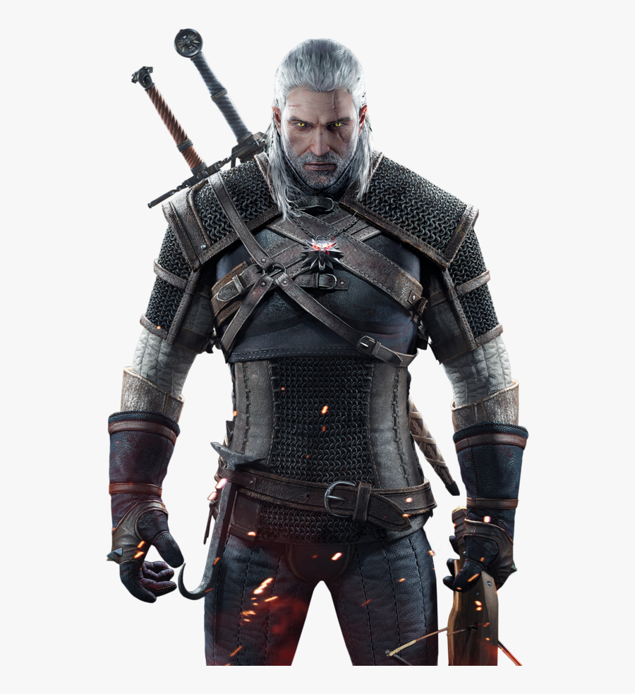 The Witcher - Geralt Of Rivia, Transparent Clipart