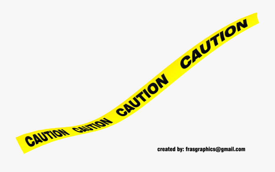 Black And Yellow Tape - Caution Strip Transparent Background, Transparent Clipart