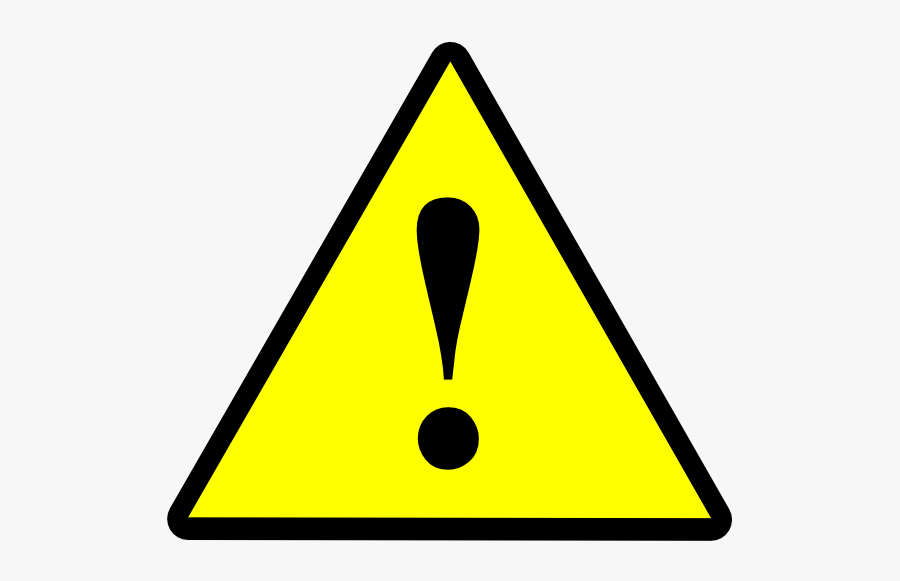 Pix For Danger Tape Border - Yellow And Black Warning Sign, Transparent Clipart