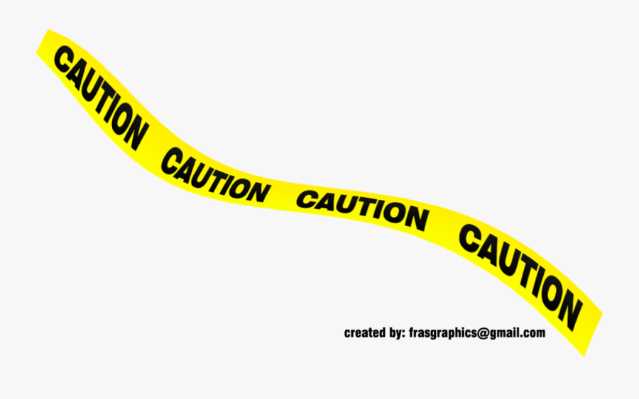 Yellow Tape Png- - Transparent Background Caution Police Tape, Transparent Clipart