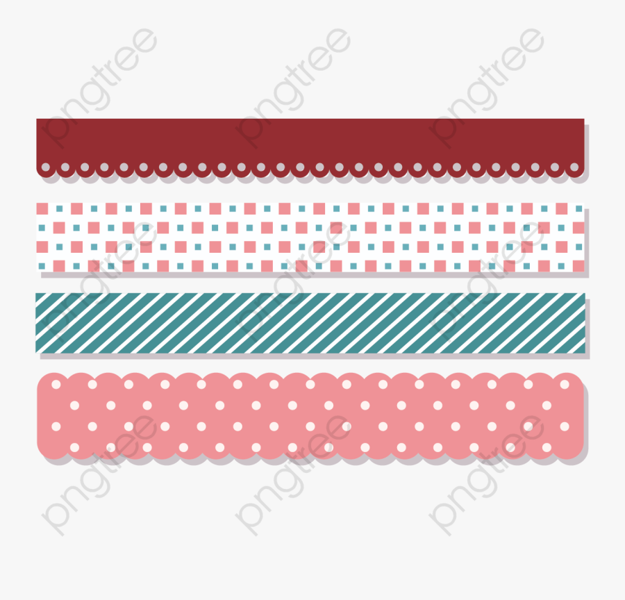 Tape Clipart Design - Polka Dot, Transparent Clipart