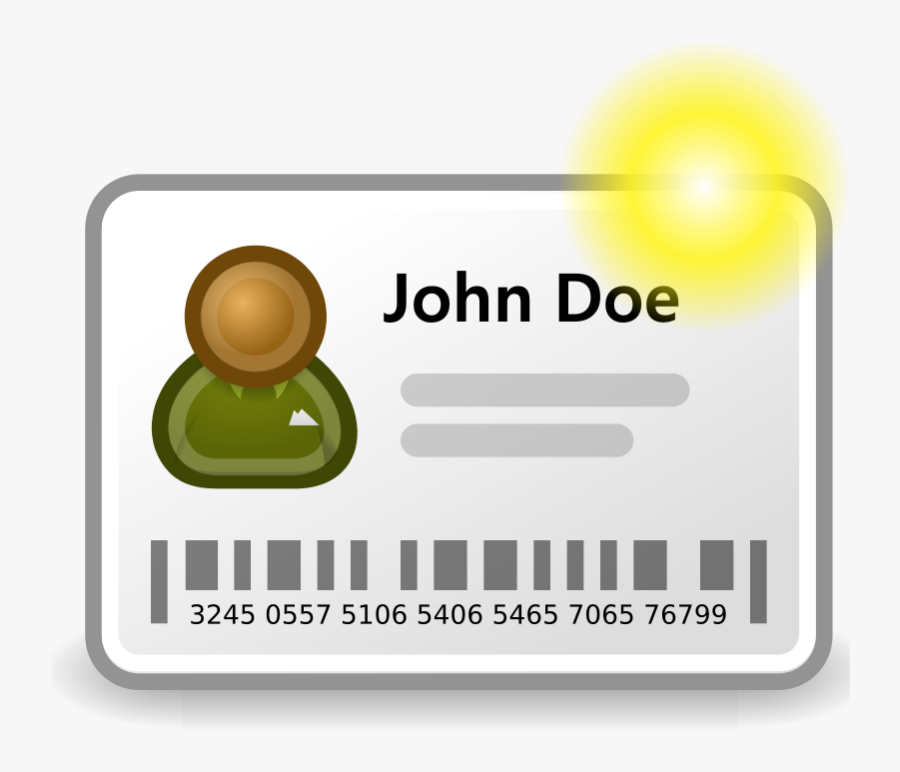 Tango Contact New - Id Card Icon, Transparent Clipart