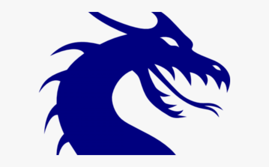 Dragon Breathing Fire Silhouette, Transparent Clipart