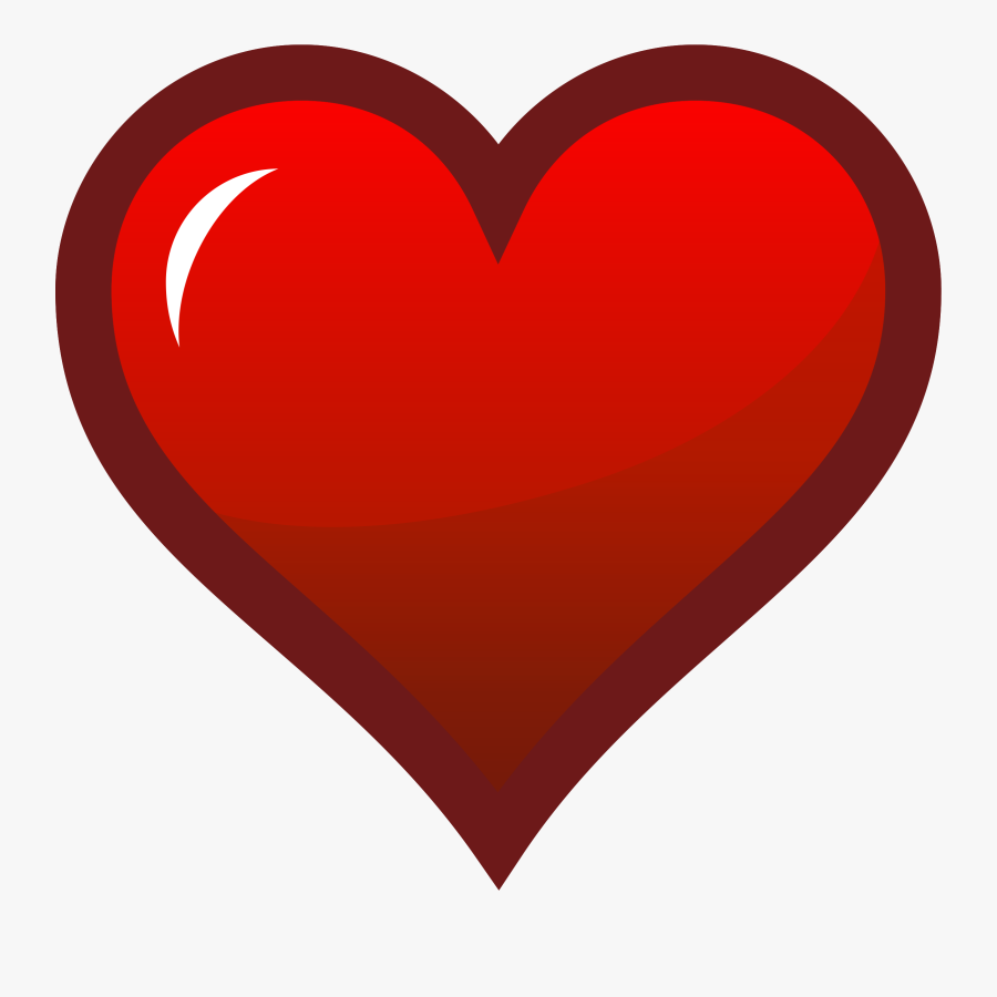 Big Bold Red Heart Clipart - Favorite Clipart, Transparent Clipart