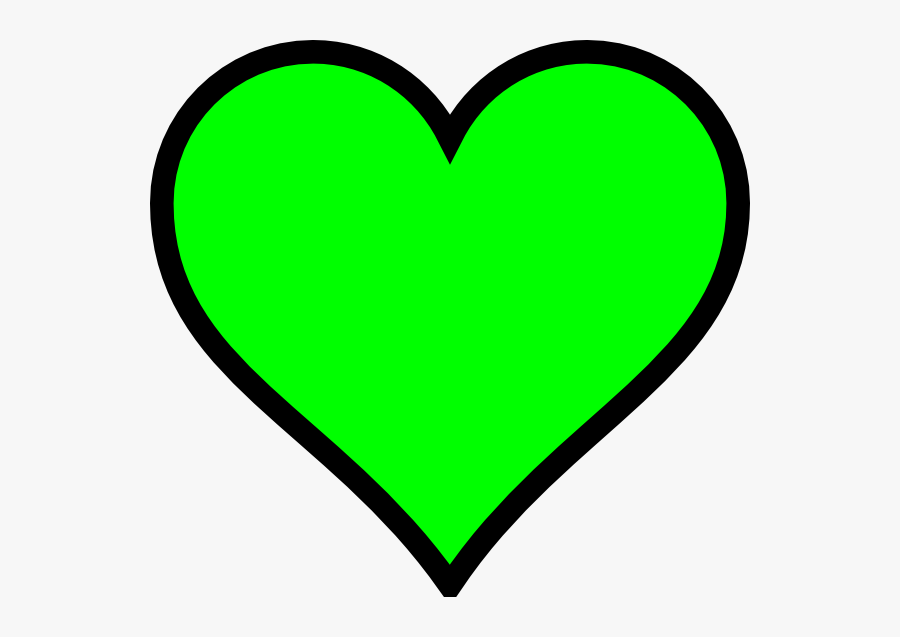 Love Heart Clipart Green - Green Heart Icon Png, Transparent Clipart