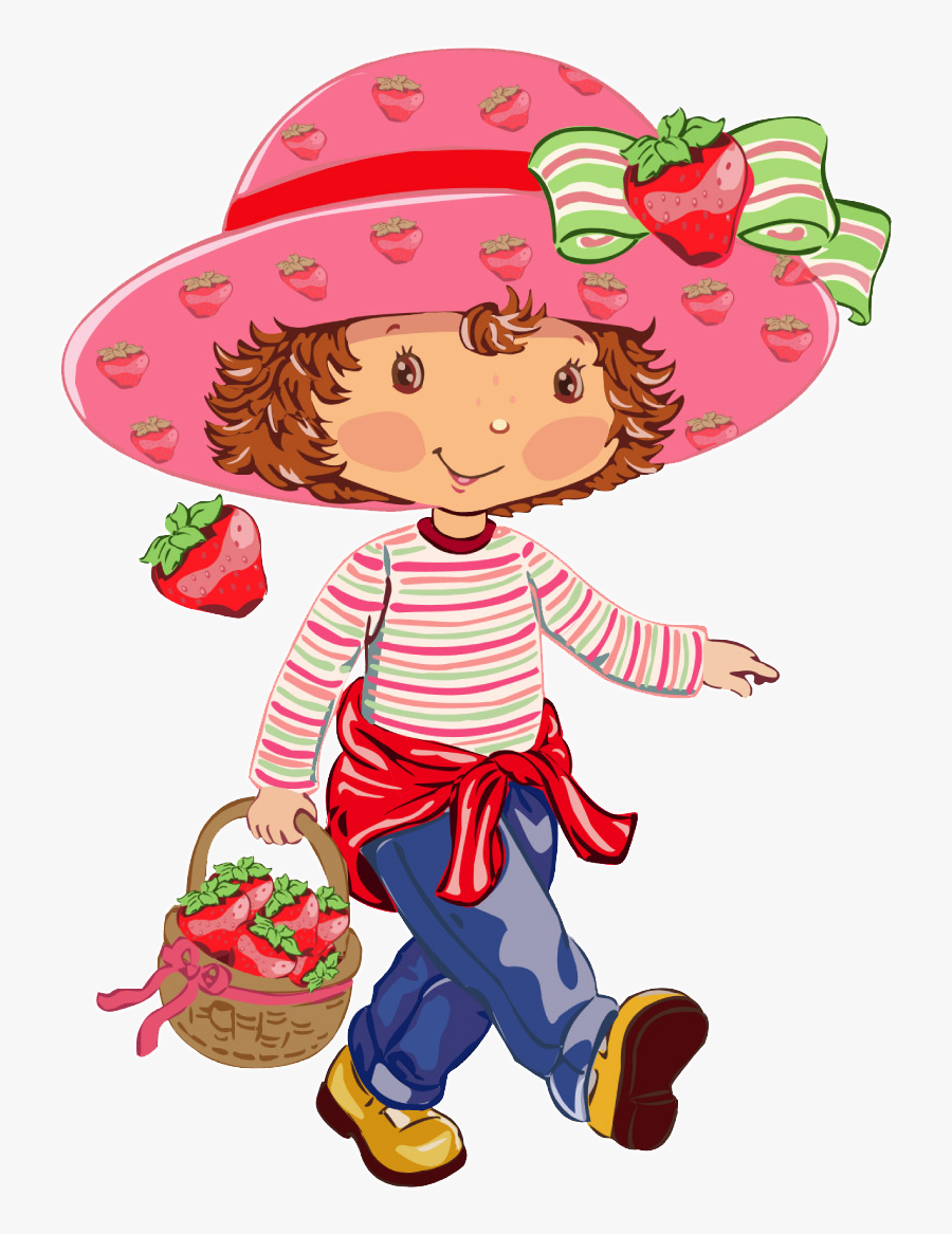Turma Da Moranguinho Strawberry Shortcake Party, Cute - Character Strawberry Cake Cartoon, Transparent Clipart