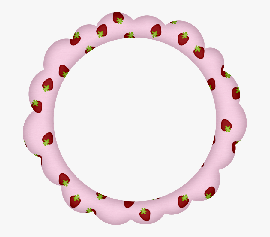 Google Strawberry Png, Strawberry Shortcake, Circle - Cartoon Strawberry Shortcake Frame Png, Transparent Clipart