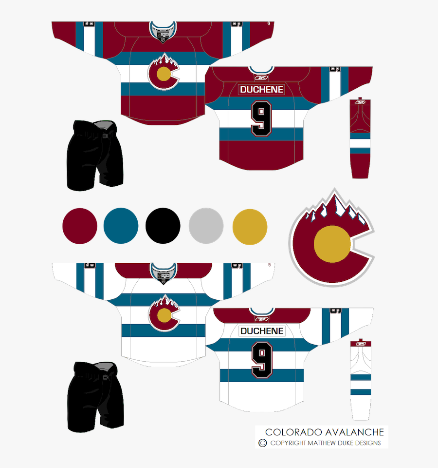 Colorado Avalanche Concept Logo, Transparent Clipart