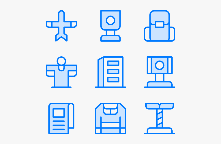 Base Jumping - E Mail Vector Icon Blue, Transparent Clipart