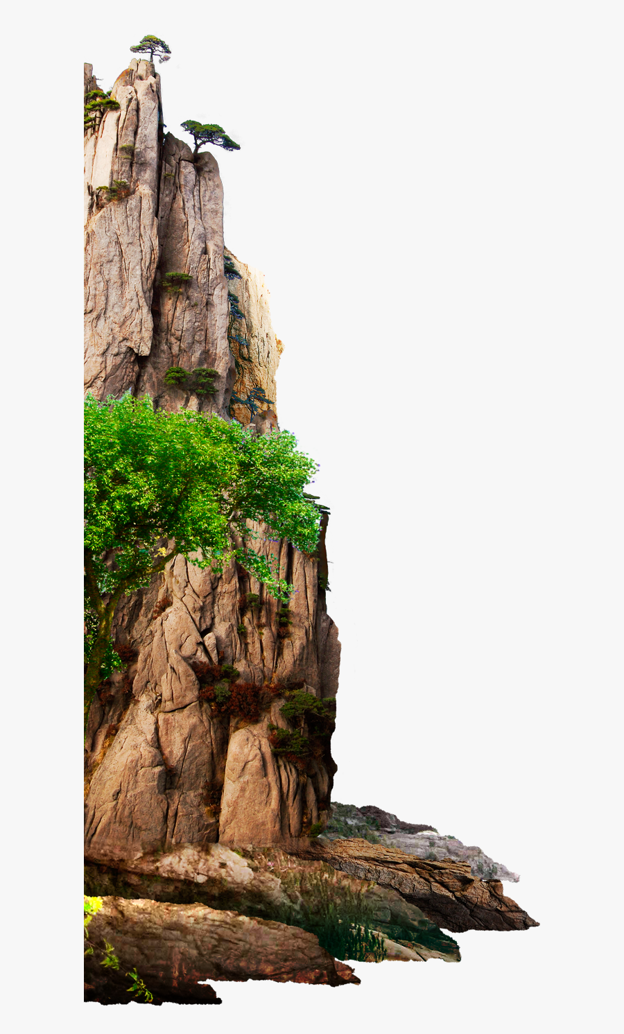 Mountain Modeling Peak 3d Free Transparent Image Hq - Rock Mountain Png, Transparent Clipart