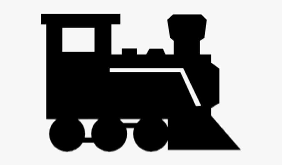 Train Silhouettes, Transparent Clipart