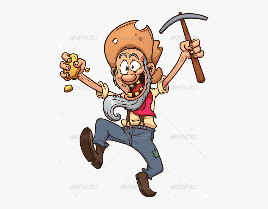 Gold Miner Clipart, Transparent Clipart