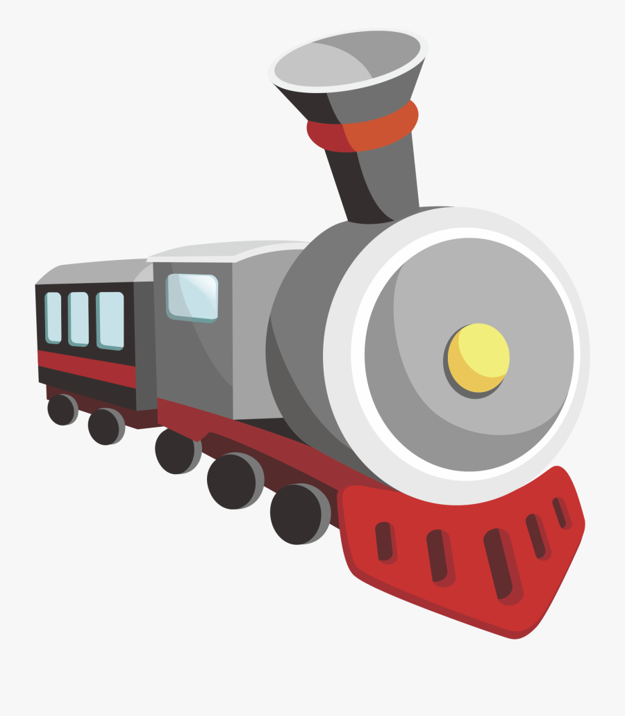 Train Cartoon Image - Transparent Background Train Cartoon Transparent, Transparent Clipart