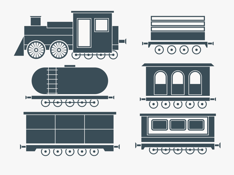 Car Steam Locomotive Cartoon - Steam Locomotive, Transparent Clipart