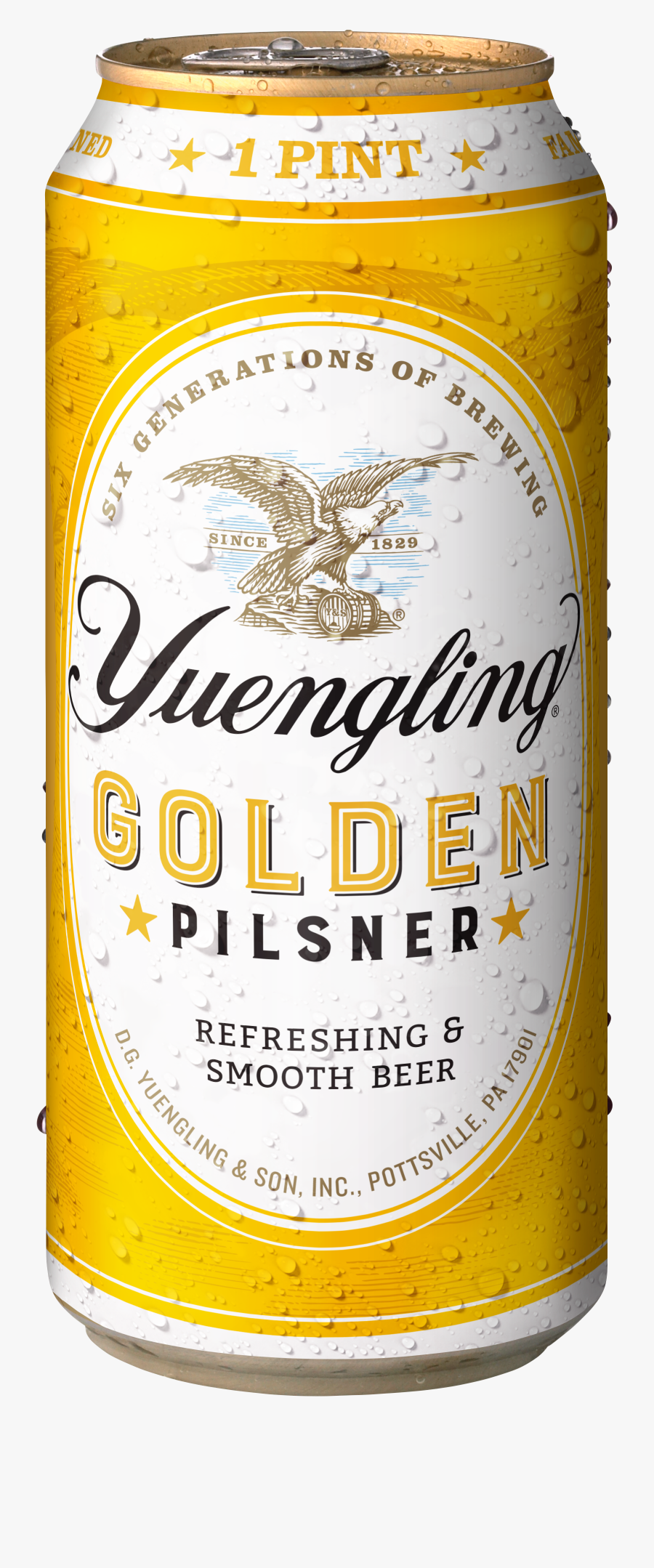 Transparent Yuengling Logo Png - Yuengling Golden Pilsner 24oz Can, Transparent Clipart