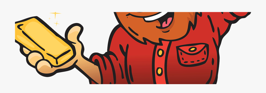 Transparent 8bit Png - Gold Miner Cartoon, Transparent Clipart
