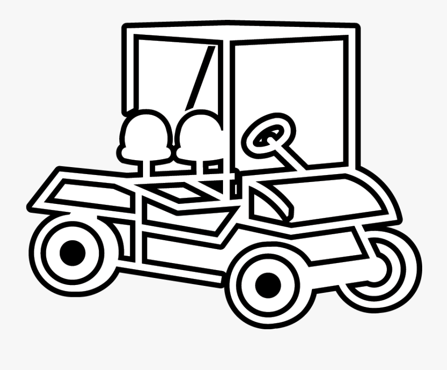 Golfcart - Máy Tính Tô Màu, Transparent Clipart