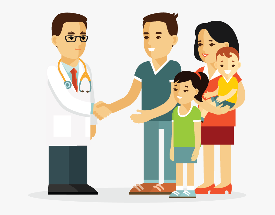 Live Healthy And Well - Family Doctor Clipart Png, Transparent Clipart