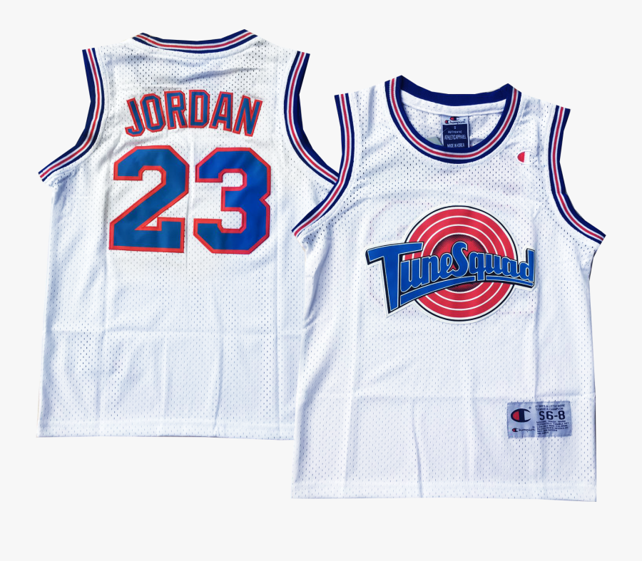Nba Jerseys Chicago Bulls 23 Michael Jordan White Tune - Michael Jordan Space Jam Jersey, Transparent Clipart