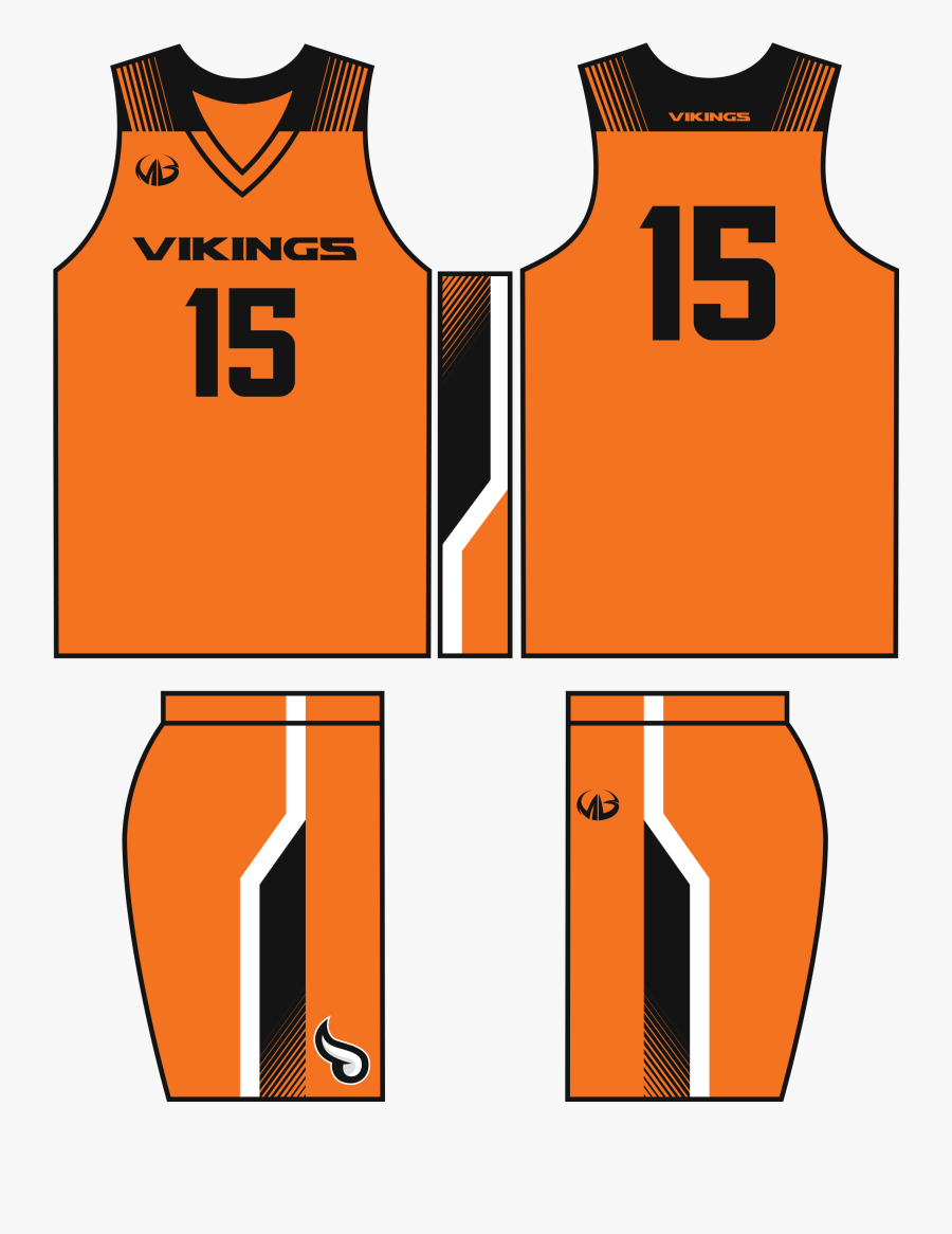 Basketball Jersey Cliparts - Basketball Uniform Template, Transparent Clipart