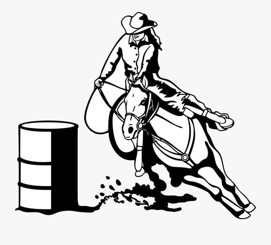 Barrel Racing Horse Clip Art - Barrel Racing Clipart , Free Transparent Cli...