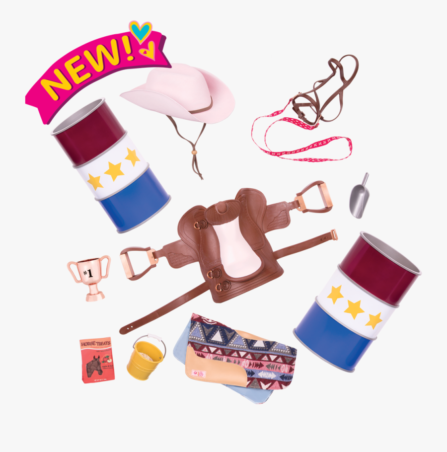 Barrel Racing Set, Transparent Clipart