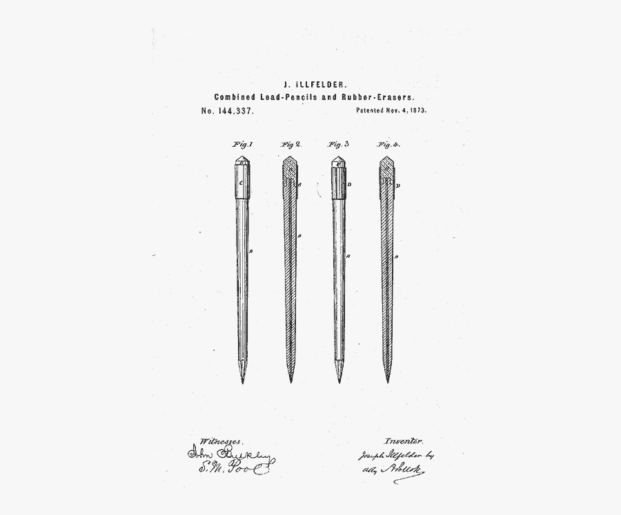 Combined Lead Pencils And Rubber Erasers - Sketch, Transparent Clipart