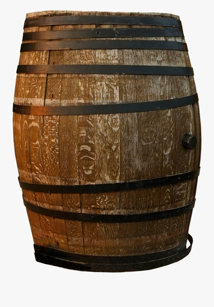 Wood Barrel Png, Transparent Clipart