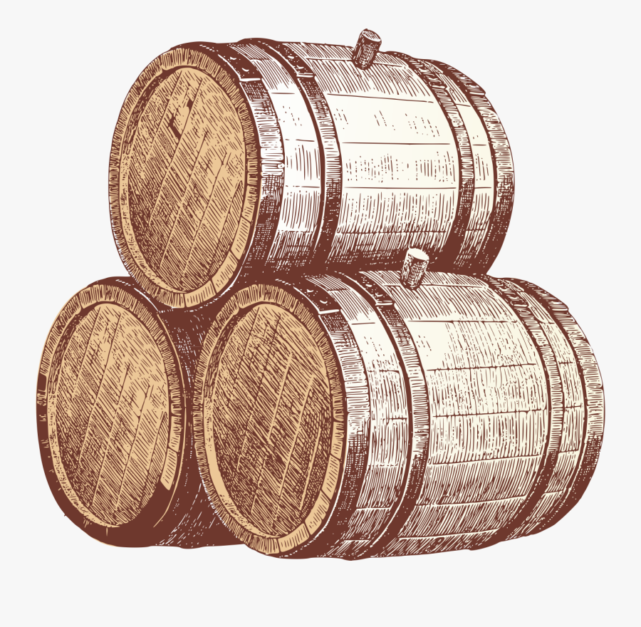 Painted Ale Cask Beer Barrel Red Wine Clipart - Beer Barrel Png, Transparent Clipart