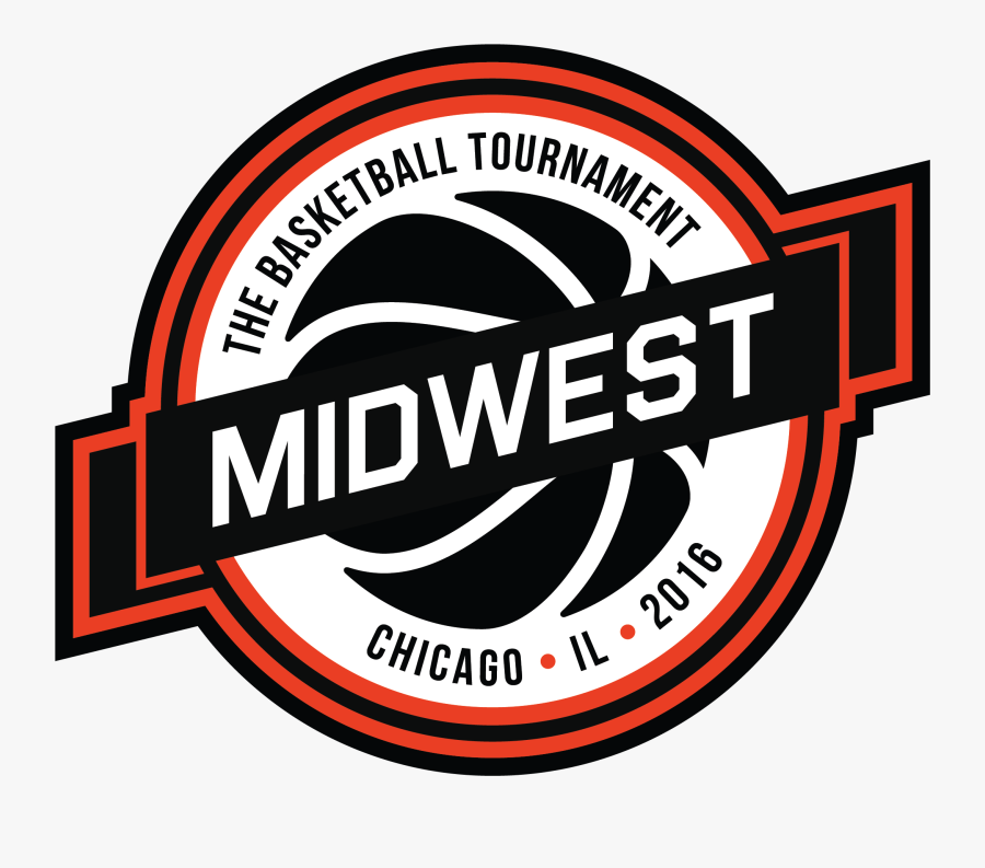 Basketball Tournament Midwest Logo, Transparent Clipart