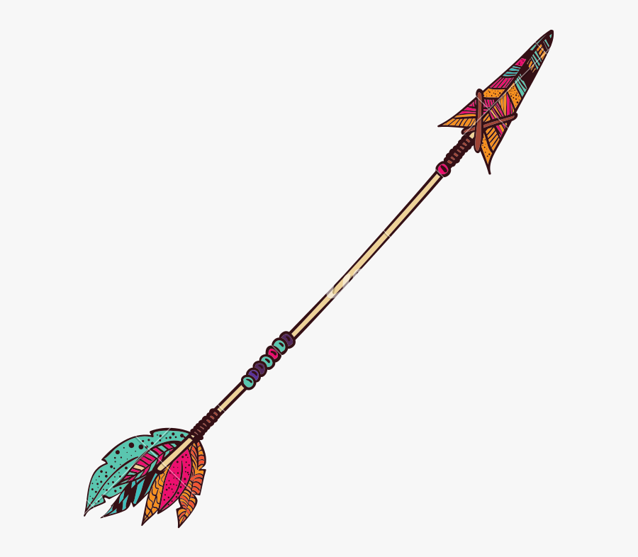 Clip Art Icon Icons By Canva - Boho Arrow Transparent Background, Transparent Clipart