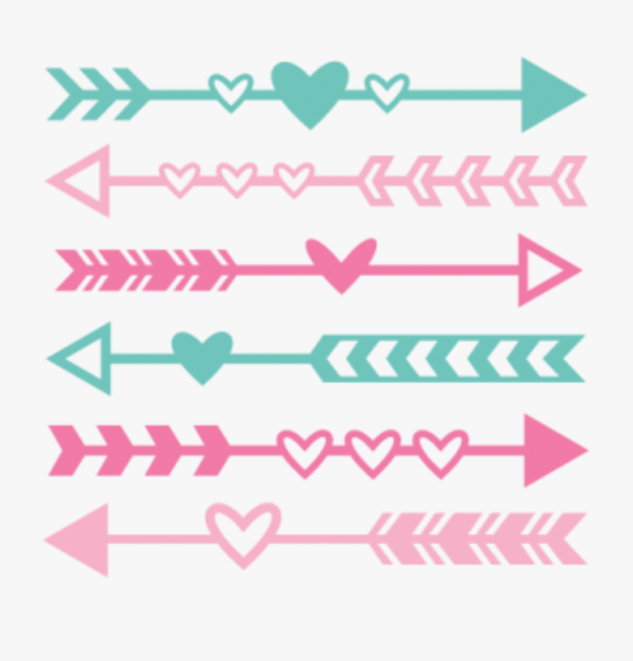 Free Arrow With Heart Svg, Transparent Clipart