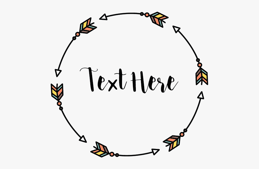 Boho Arrow Clipart Label, Transparent Clipart