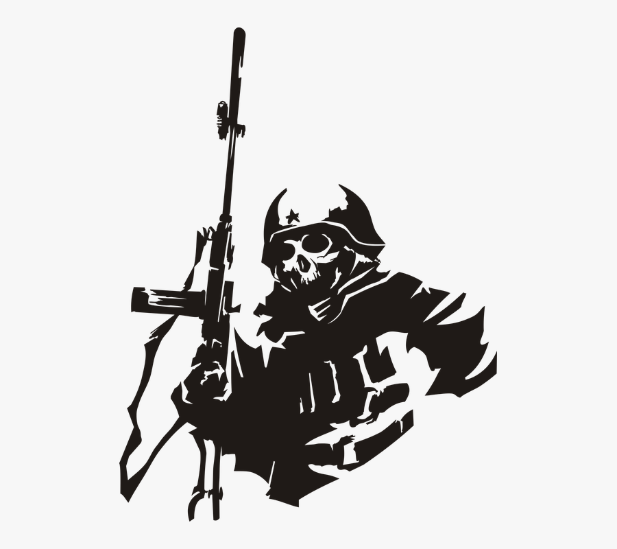 Soldier Skull Png Logo, Transparent Clipart