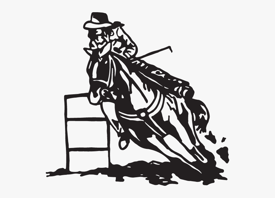 T Shirt Horse Barrel Racing Hoodie - Barrel Racing, Transparent Clipart
