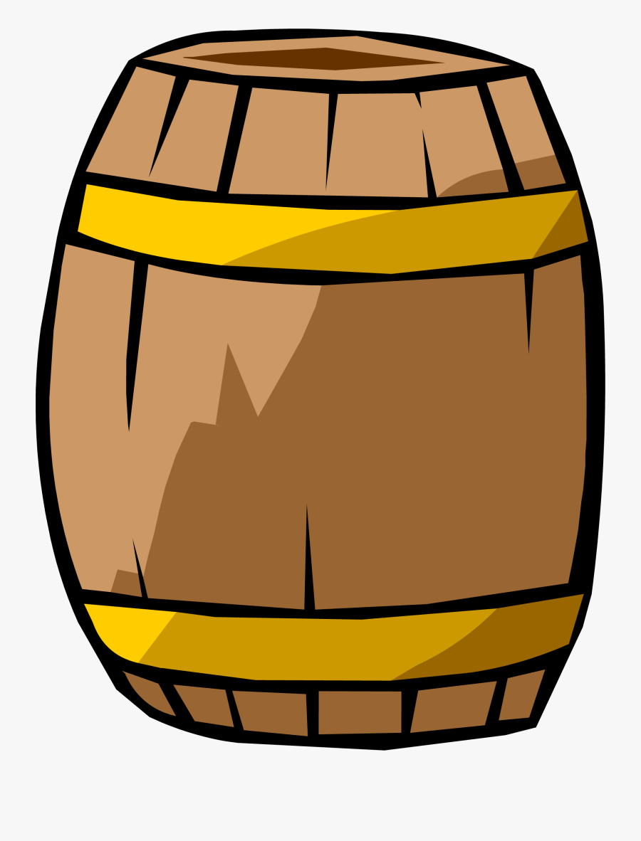 Barrel Clipart - Club Penguin Ice Fishing Barrel , Free Transparent
