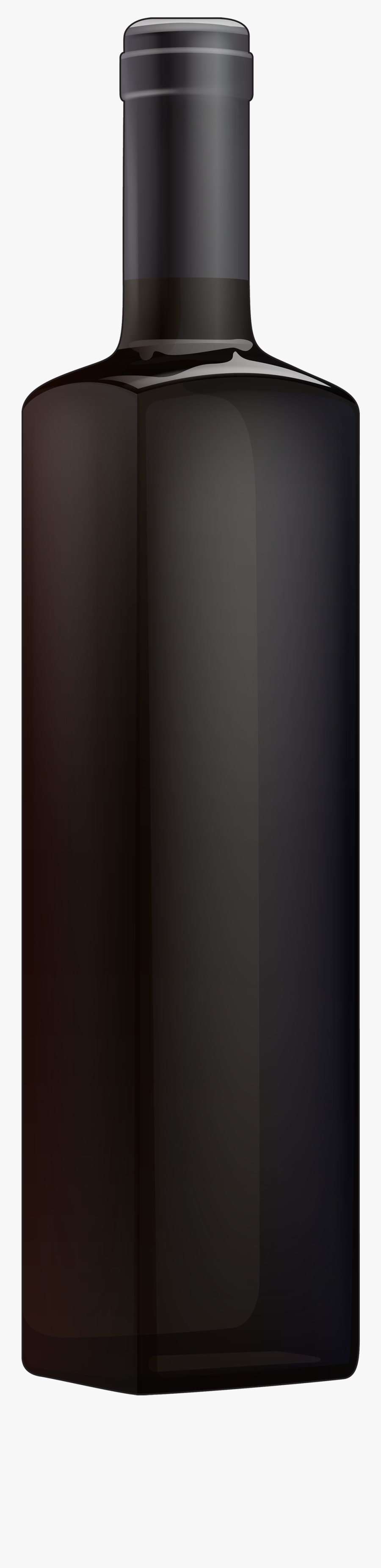 Black Bottle Png Clipart - Wood, Transparent Clipart