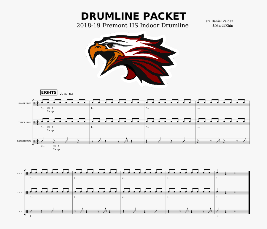 Transparent Drumline Png - Fremont High School Logo, Transparent Clipart