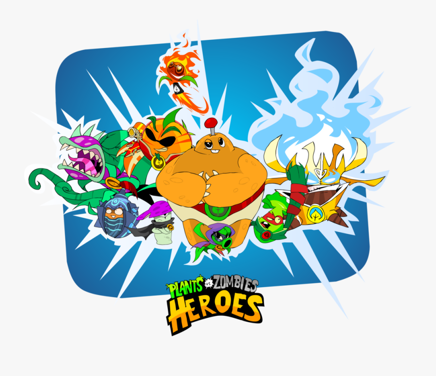 Transparent Yet Clipart - Pvz Heroes All Plant Heroes, Transparent Clipart