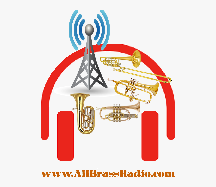 Brass Clipart Drum Line - Radio Station Radio Logo Png, Transparent Clipart