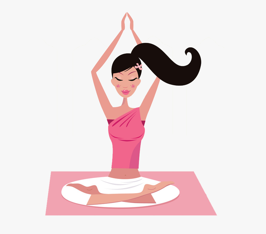 Yogagirl Transp - Meditation, Transparent Clipart