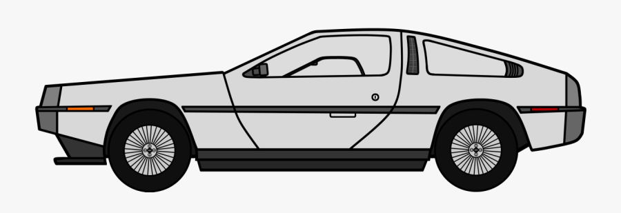 Delorean Car Clipart - Delorean Time Machine 360, Transparent Clipart